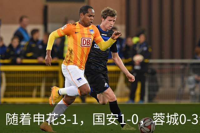 随着申花3-1，国安1-0，蓉城0-3海港，积分榜更新：争冠保级生变